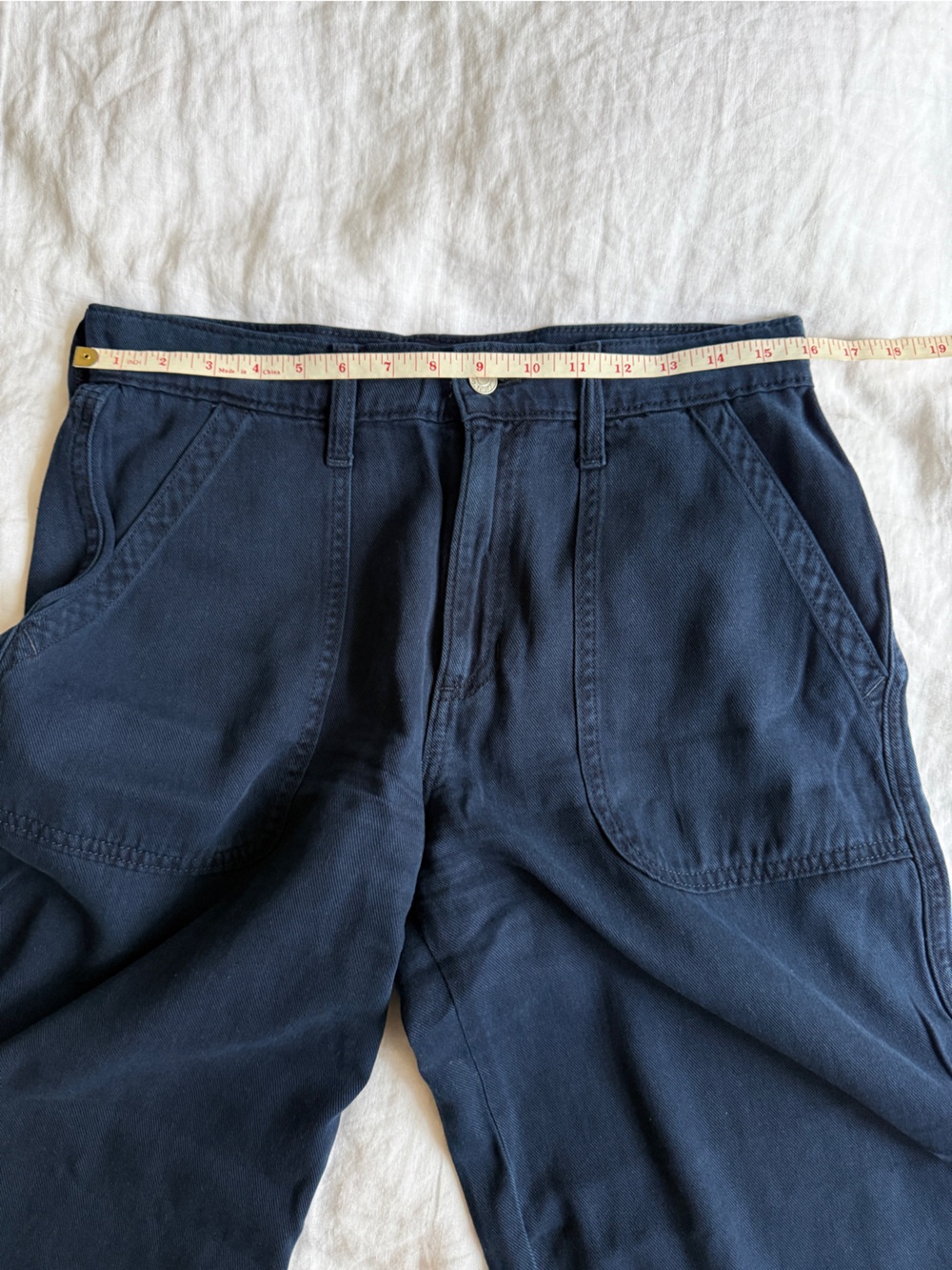 Banana Republic Navy Wide-Leg Women's Pants - Picture 7 of 9
